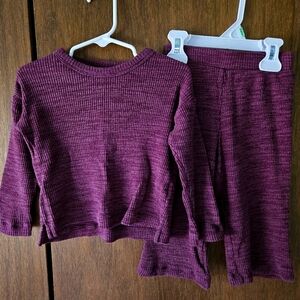 Little Co Lauren Conrad Relaxed Top And Wide Leg Pants Set-24 Month